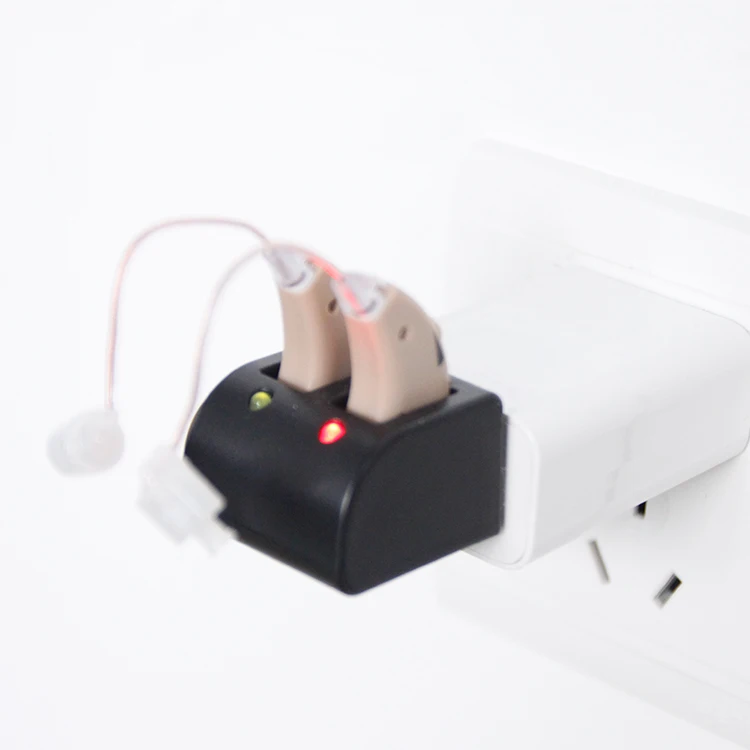 CE BSCI ISO China Factory BTE Rechargeable Hearing Aid Earphone