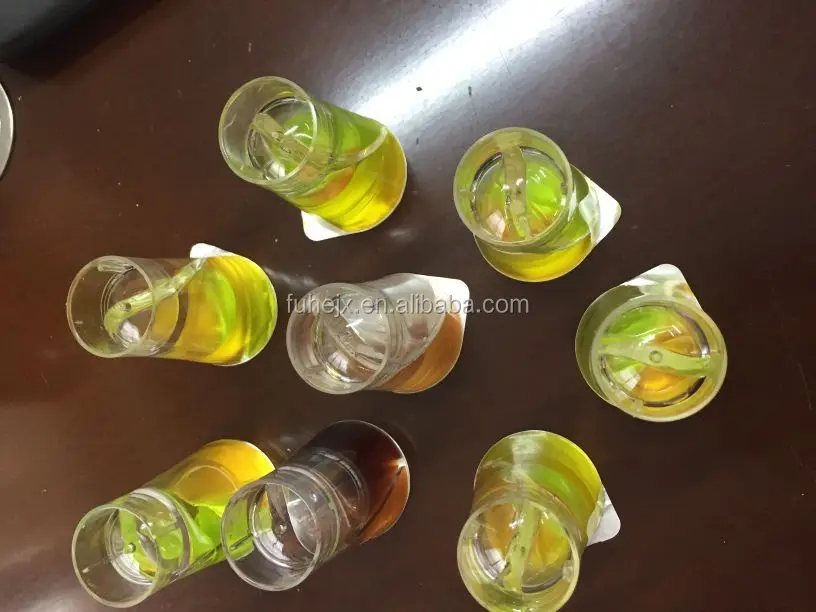 Full Automatic Plastic Shot Glass Cup Filling Sealing Machine