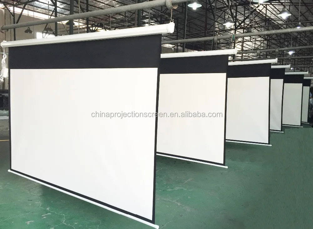 200 Inch Waterproof Motorized Projector Screen - CE Certified