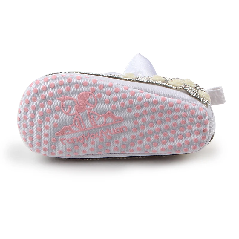 Bling узелком-бабочкой на платформенных смешанные цвета счастливый ребенок туфли к платью для девочек