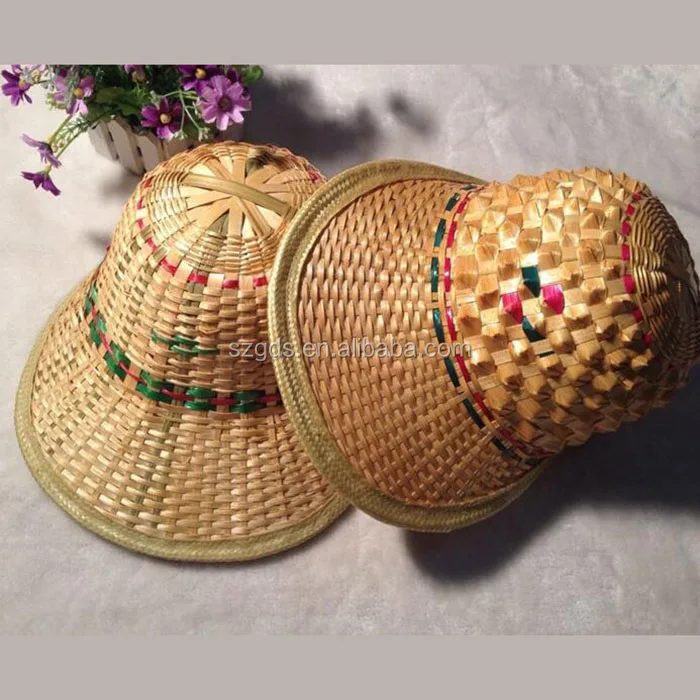 hat made of bamboo