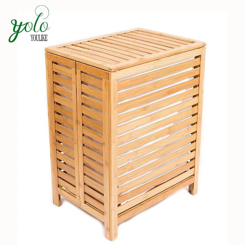 Featured image of post Bamboo Laundry Basket With Lid - Thickened lid with a handle for simple and convenient opening.