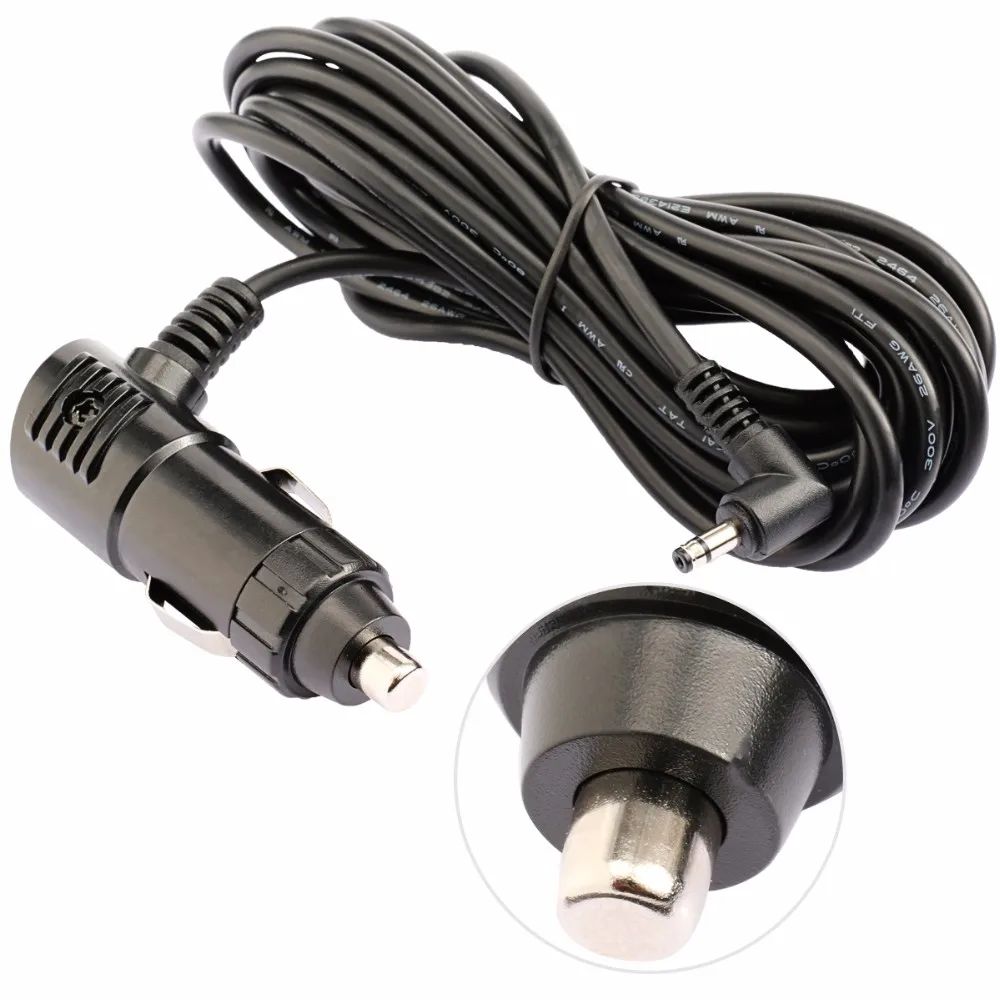 Manufacture Spring Wire Car Cigarette Lighter Adapter Male to Dc Male 5.5*2.1mm Extension Cigar Cable 21