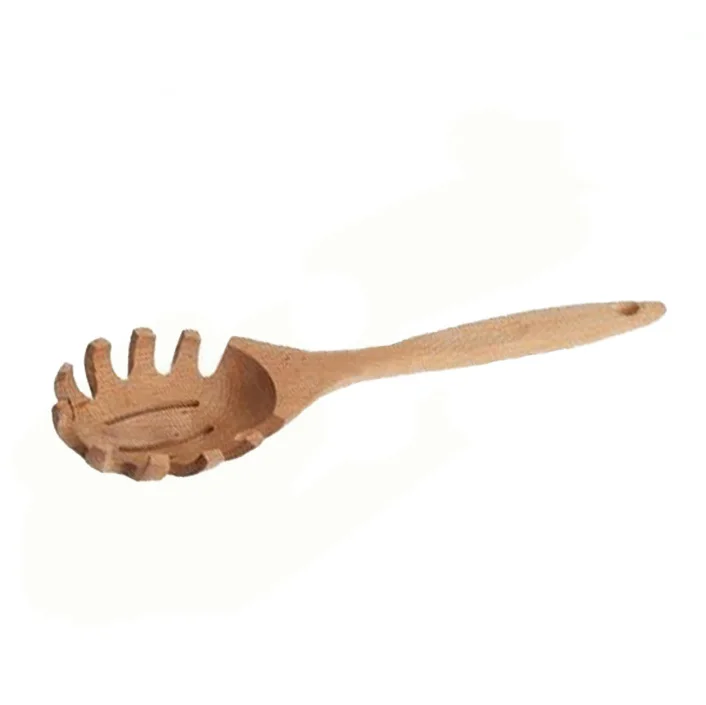 Wooden Pasta Server and Spaghetti Tool 