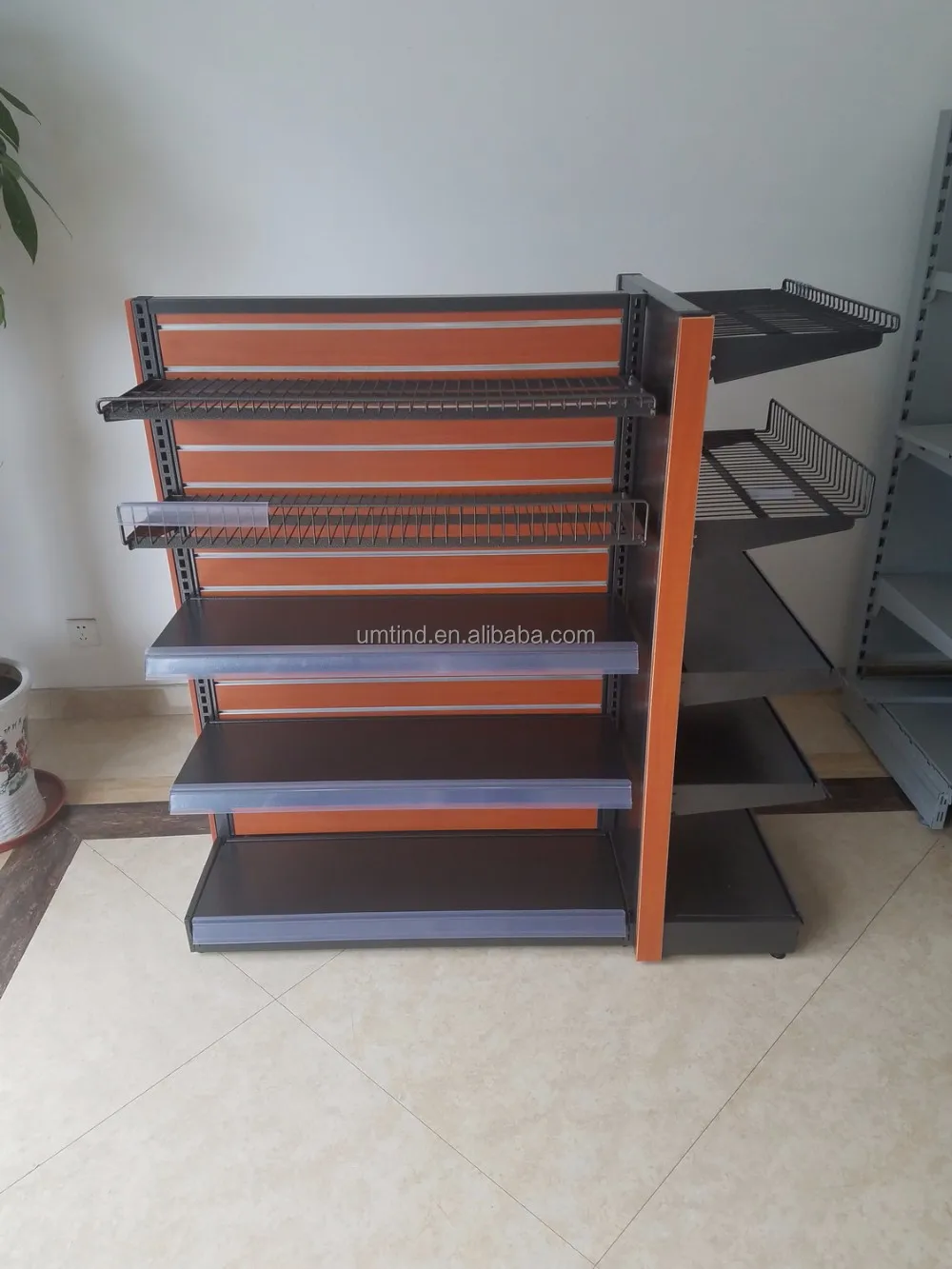 Shelf Slot Panel Convenience Store MDF Slot back panel Gondola Shelf| Alibaba.com