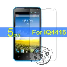 5pcs Ultra Clear LCD Screen Protector Film Cover For Fly iQ4415 Protective Film + cloth free shipping