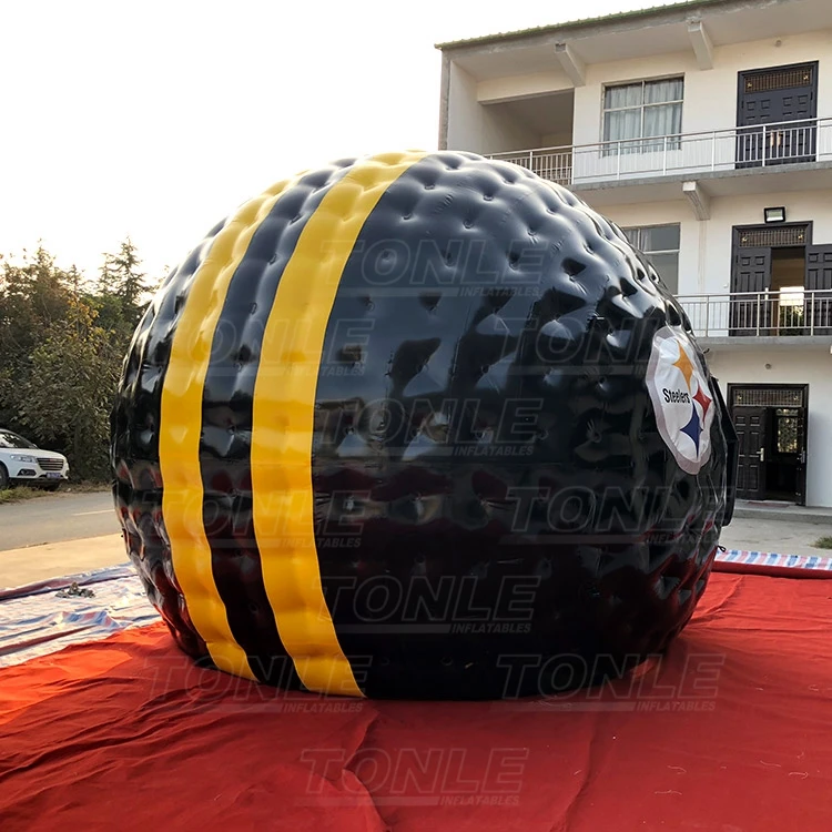 Source customized large 3D inflatable helmet/inflatable football helmet  tunnel for sale on m.