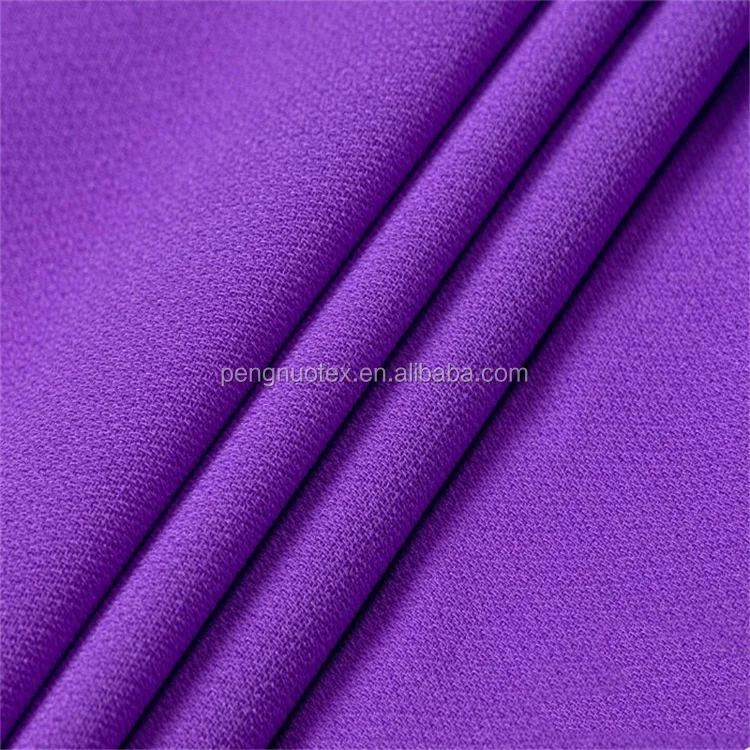 Thick Crepe Fabric for Dress/double Korean Heavy Moss Crepe Voile Fabric Characteristics Definition