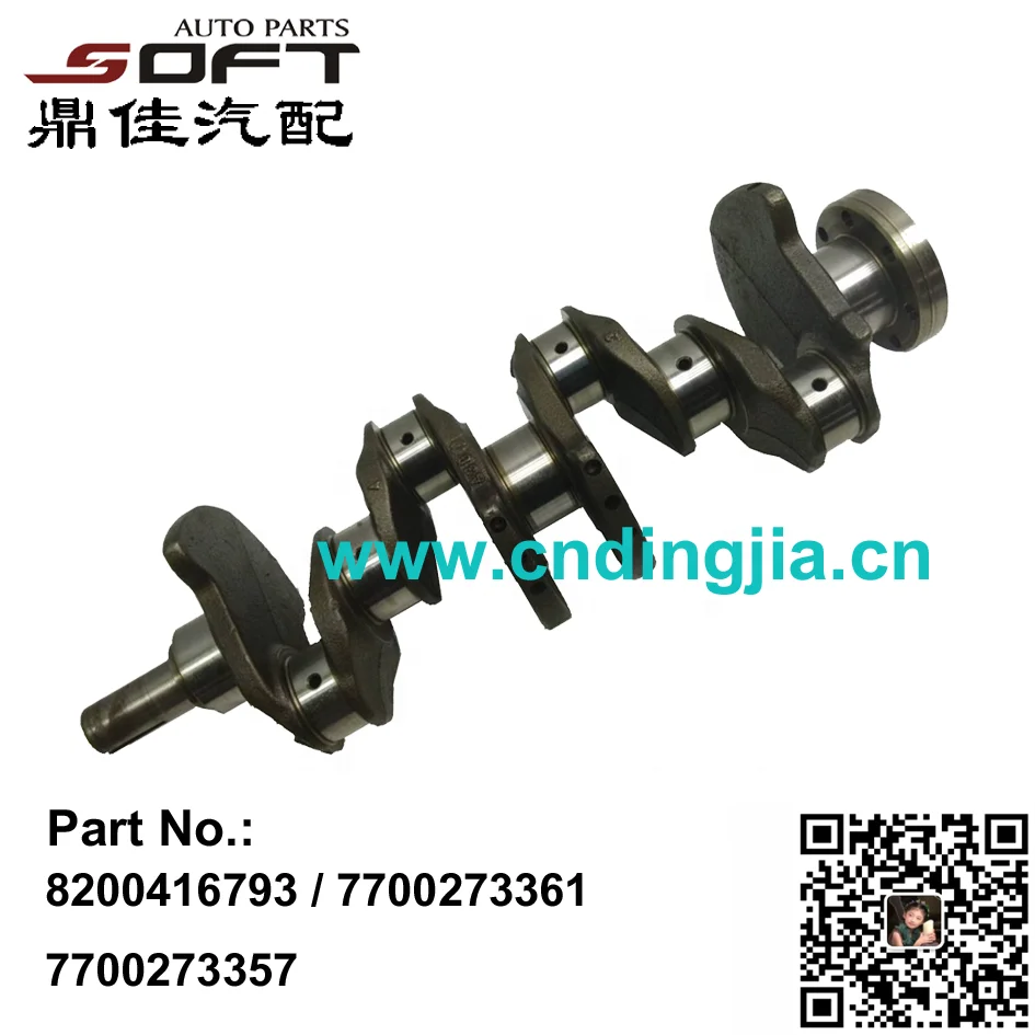 Auto Crankshaft 8200416793 / 7700273361 / 7700273357 For Renault Largus ...