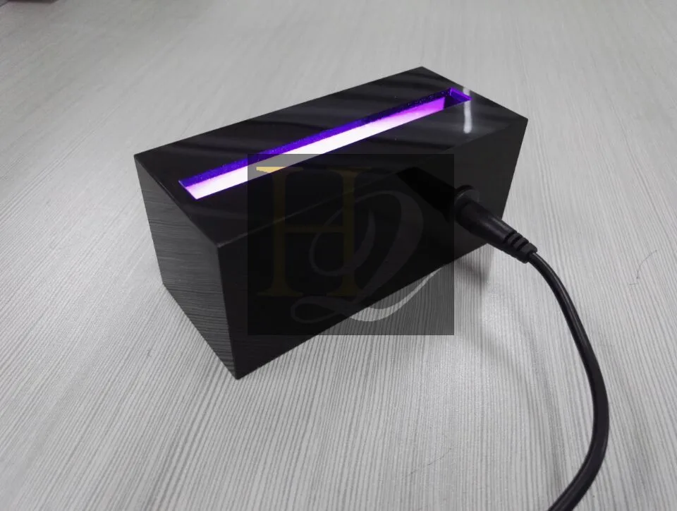 Wholesale Custom RGB LED Acrylic Light Base LED Edge Lit Sign Base
