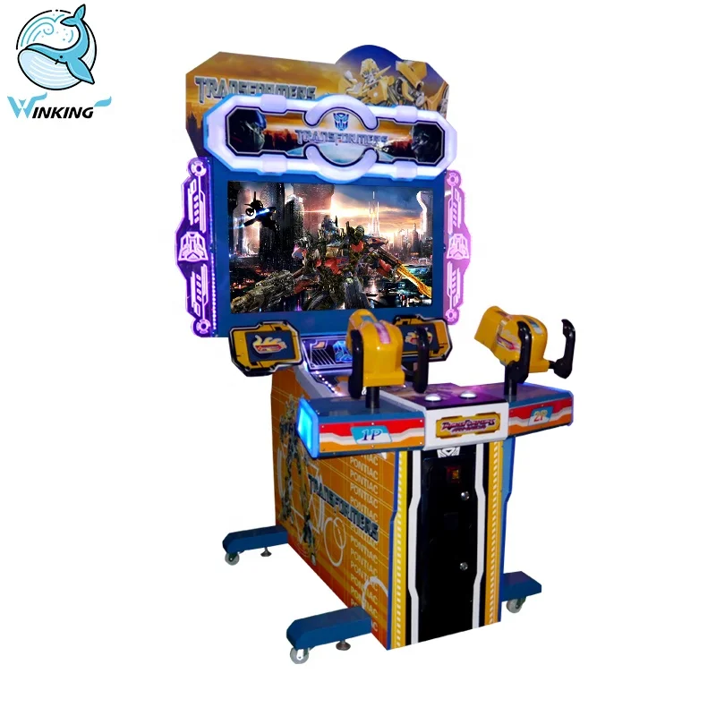 Simulador Arcade Electronic Coin Operation do tiro da arma do jogo de vídeo  de 2 jogadores