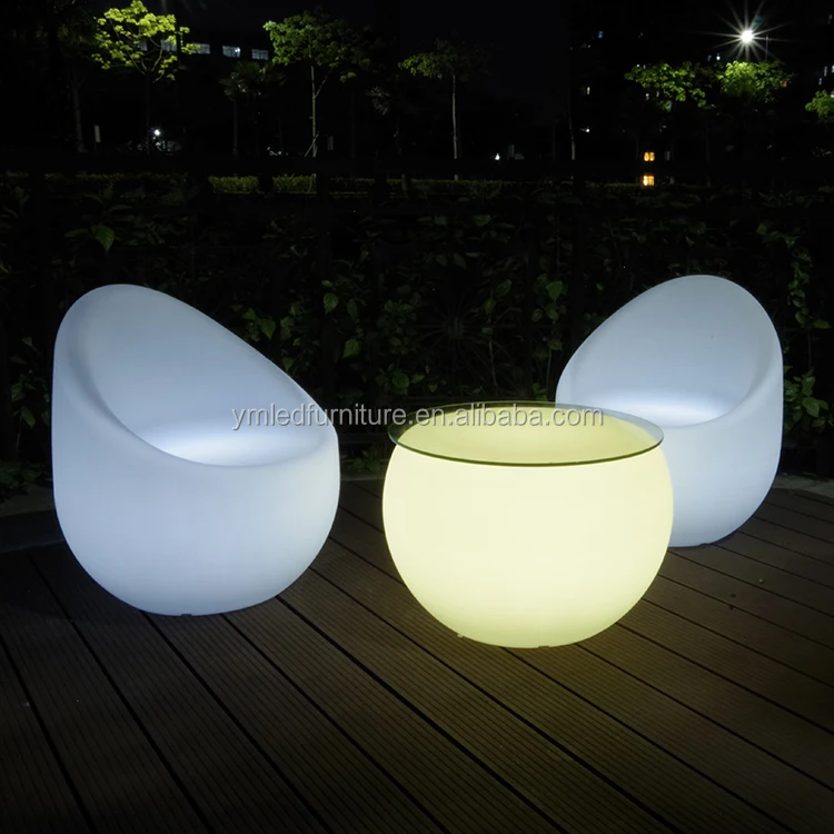 Светодиодный светящийся журнальный столик