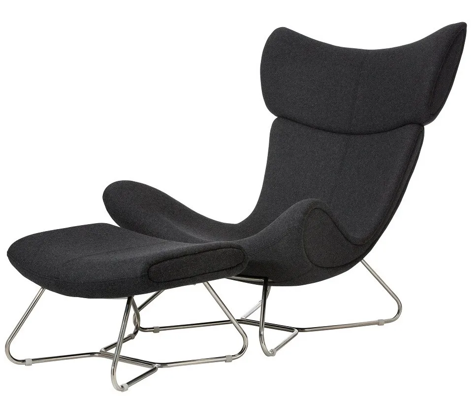 leisure lounge fiberglass home furniture designer leather Accent Imola Chair