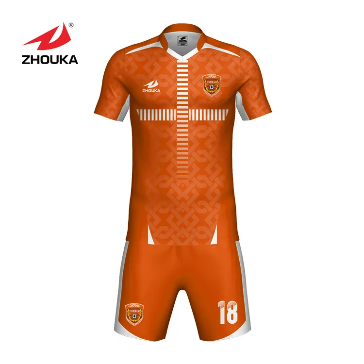 Soccer kit - Black/Orange Custom Soccer Kits/Jerseys - Vesuvius Sport