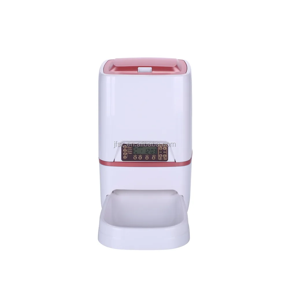 B3309 Automatic Pet Feeder Dogs Cats Food Dispenser with Voice Record Remind Timer Programmable