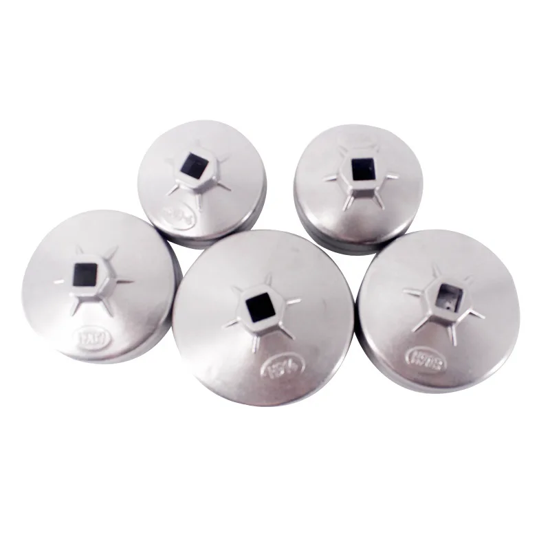 23pcs Set Aluminum Auto Oil Filter Wrench Kit Cap Type Oil Filter Wrench Set Car Filters Spanner Vehicle Repair Tools