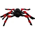 1 Pcs 75cm Large Spider Plush Toy for Halloween Decoration Party Stage Props Red And Black