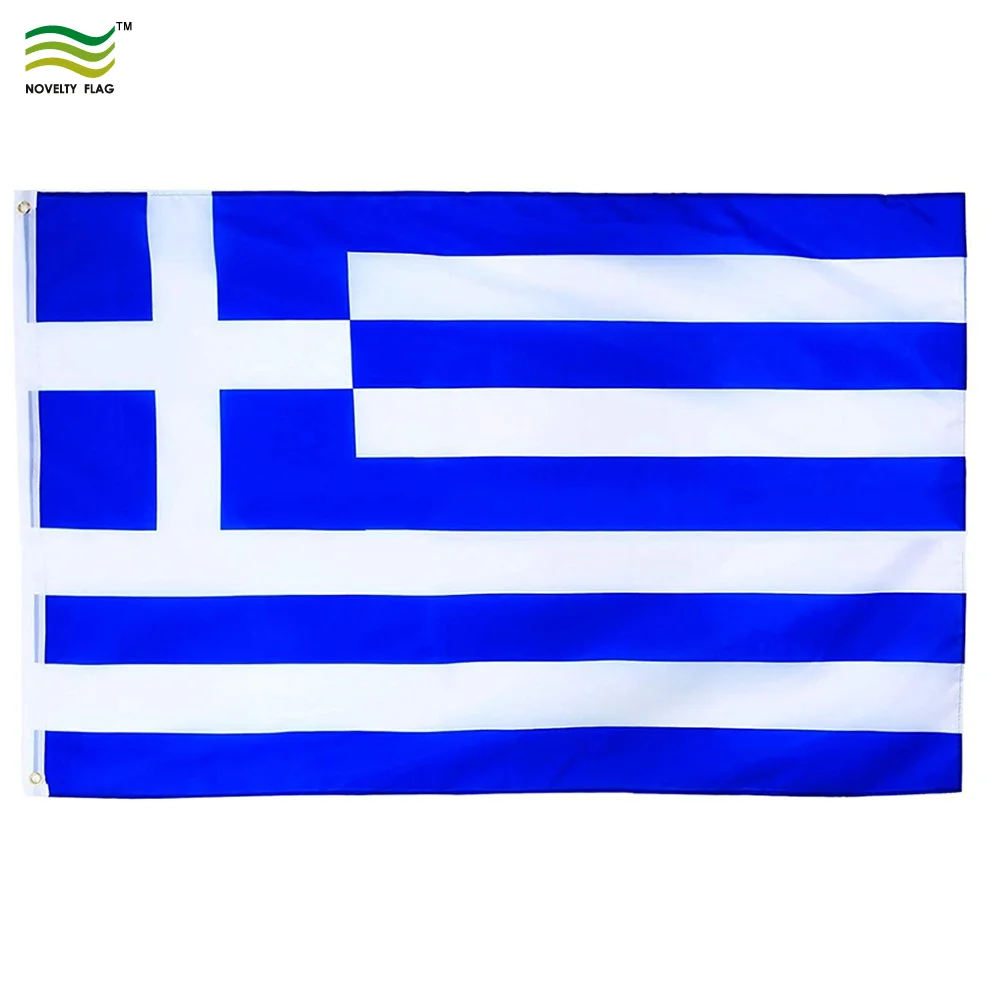 3ft x 5ft Hanging Greek Flag Polyester standard Flag Banner Outdoor Indoor 150*9