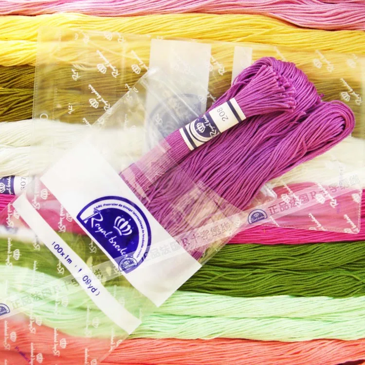 
Оптовая продажа, 100% хлопчатобумажная нитка для вышивки крестиком, 447 цветов, 100 м/Сумка 