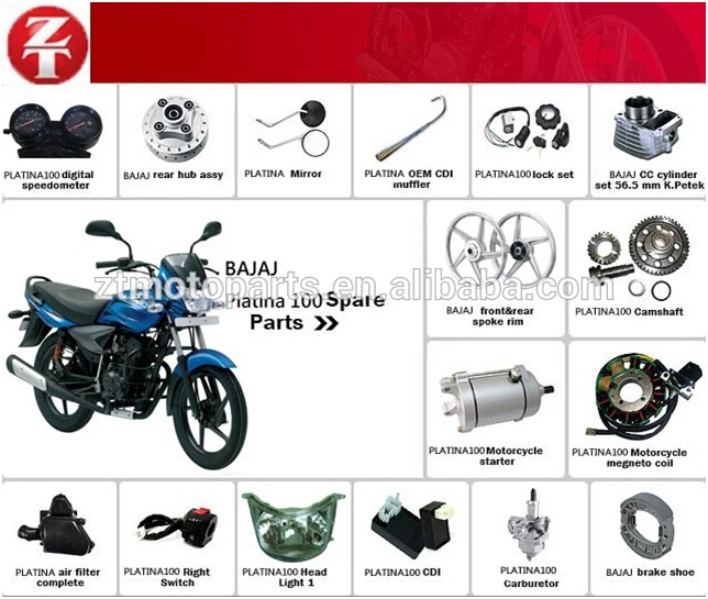 Platina Bike Spare Bajaj Platina 110 Spare Parts Bajaj Platina