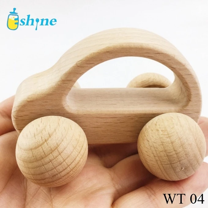 
Новый подарок ребенку от 5 шт. набор деревянных детские погремушки игрушки Монтессори органический бук Детское Зубное кольцо детские погремушки Прорезыватель для зубов 