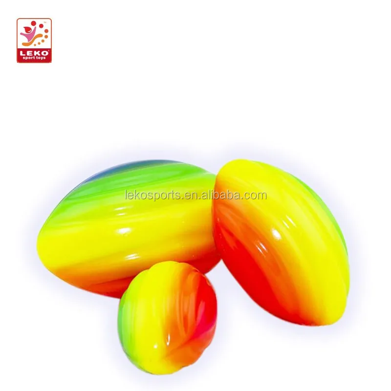 Рекламный мяч для регби из пенополиуретана LEKO Sports, американский футбольный мяч на заказ