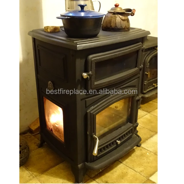Hot Sale Wood Burning Cast Iron Stove with Oven