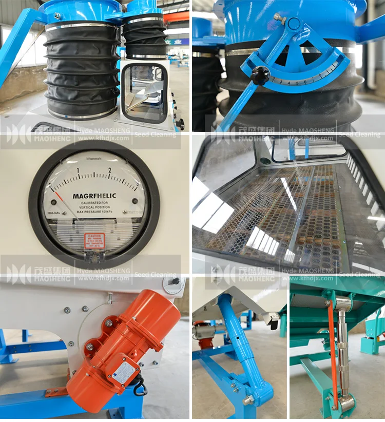 Grain Sesame Cocoa Bean Seed Cleaning Machine Seed Destoner for Grain