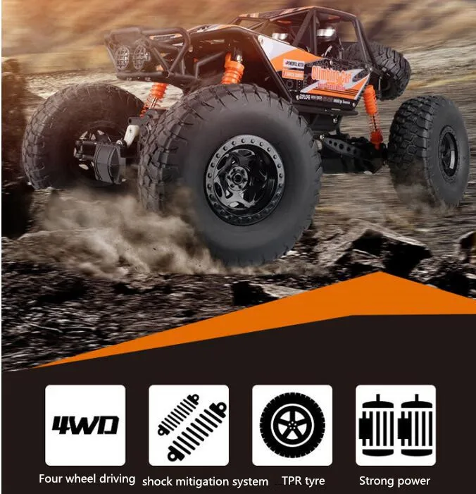 ホットラージレーシングRCカー28371: 10スケール48CMオフロード4WD