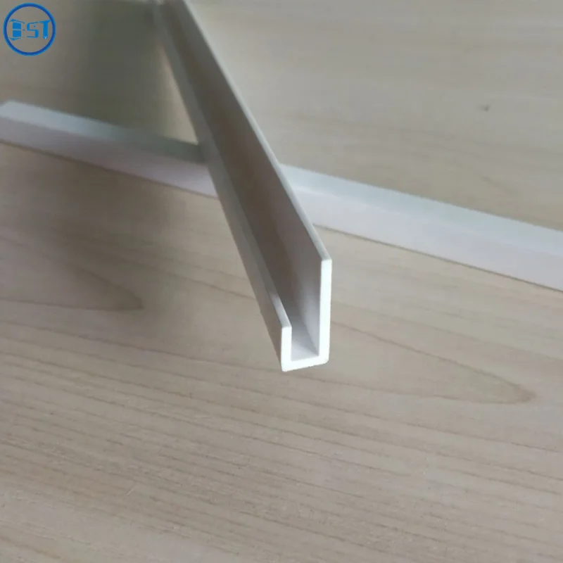 Extrusion L Shaped PVC Profile Custom Plastic Extrusion Building Plastic Trim Strip
