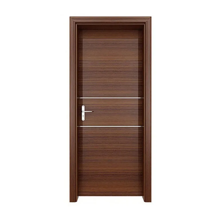 Modern Style Compact Laminate Wooden Entry Doors High Performance Pine Swing Open Style for Hotel Use Readymade Price Brazil