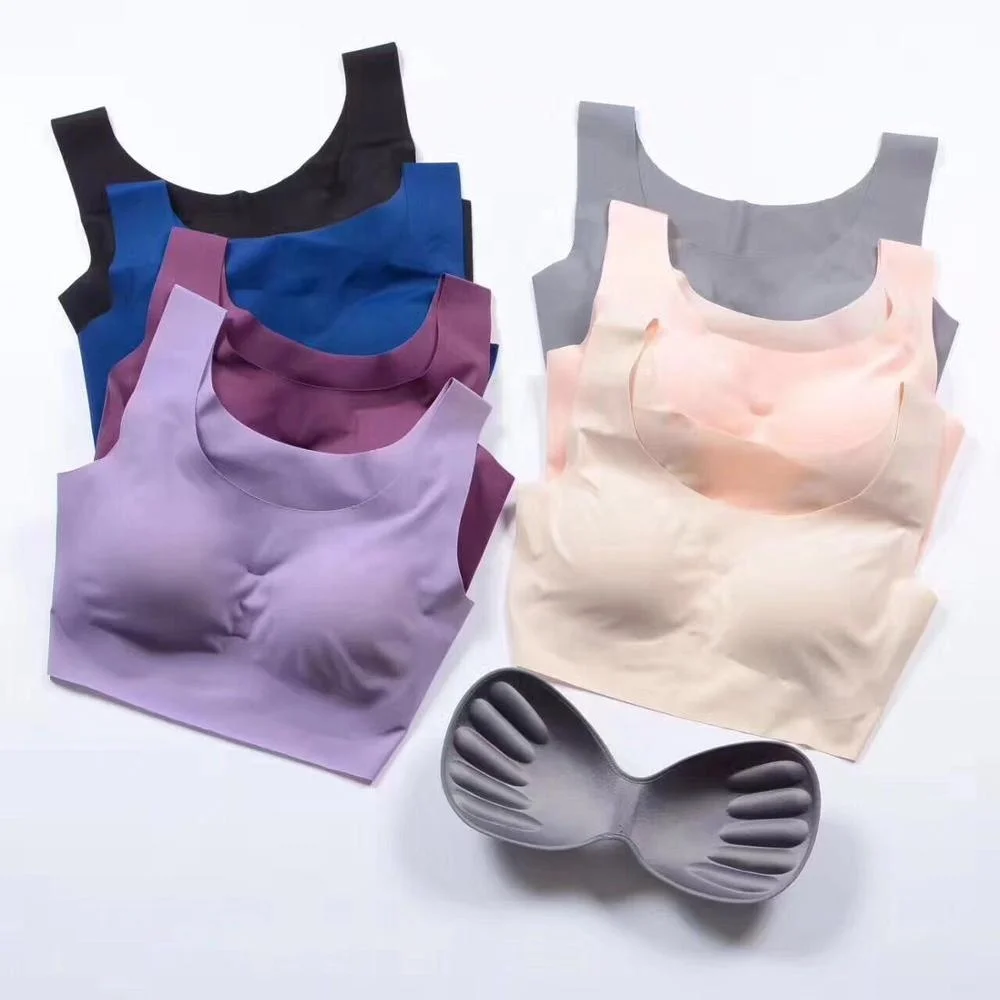# 2001 Factory Customized Latex Rubber Bra Cups Soft Bamboo Bra Pads for Sports Yoga Bra
