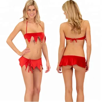 sexy mature women transparent fancy christmas decoration christmas underwear