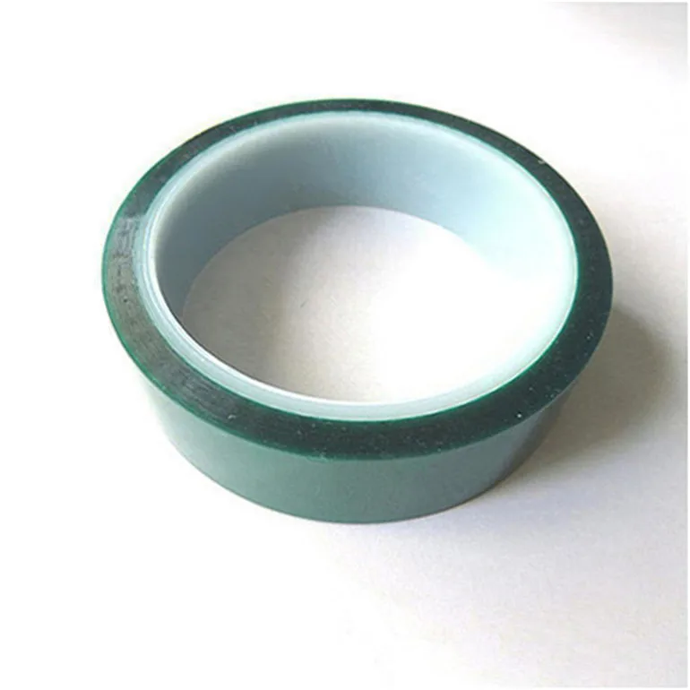 Glass Sandblasting Protection High Temperature Green PET Masking Tape Adhesive