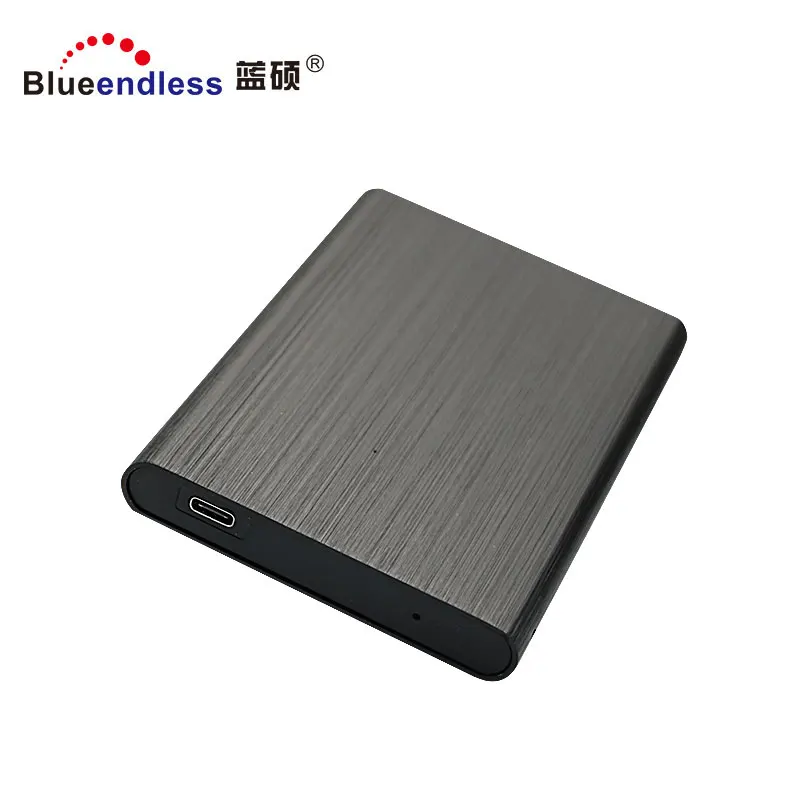 Blueendless алюминиевый корпус для жесткого диска 2 5 дюйма типа C USB 3 0 внешнего SSD высокоскоростной нагревательный Sinkable