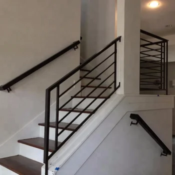 Metal Stair Handrail,Steel Balustrades Handrails,Wrought Iron Balusters ...