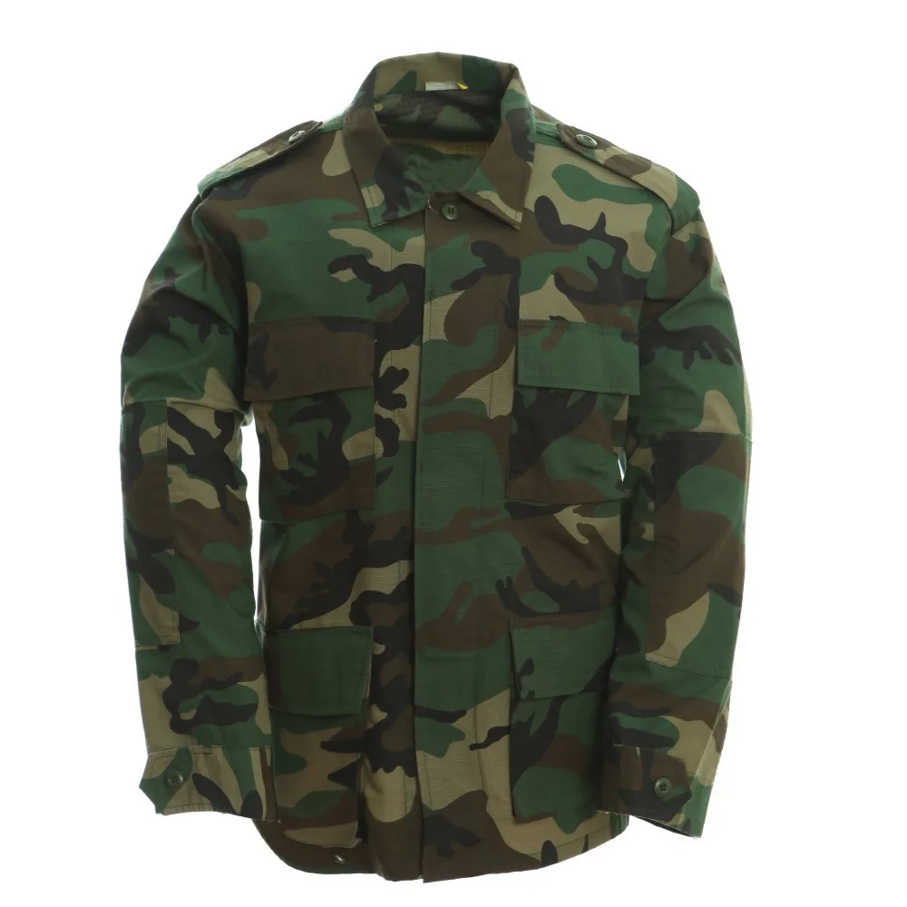 2023-2024 Tactical Uniform Us Bdu Combat Woodland Camouflage Ripstop ...