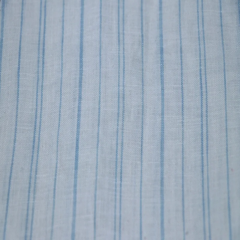 Высококачественная Яркая Цветная окрашенная полосатая льняная ткань 100%