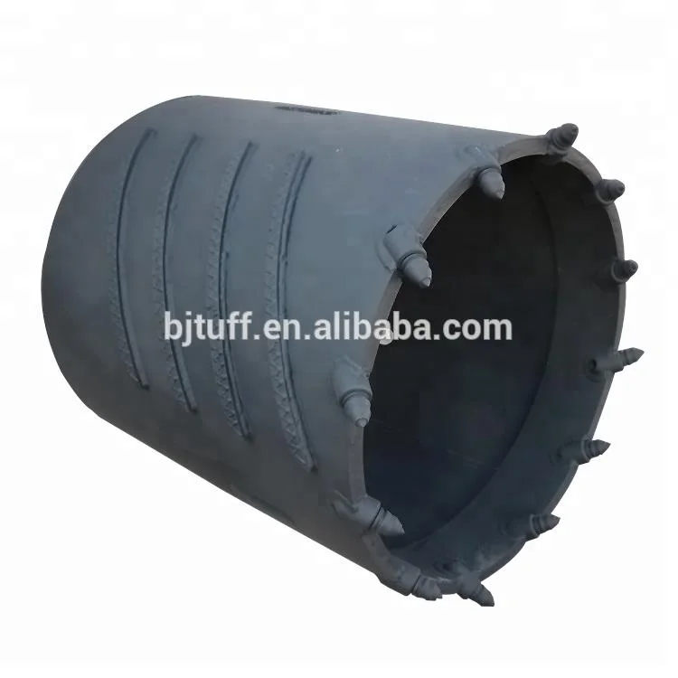 Bored Piling Tools Diamond Core Drill Bucket Core Barrel With Rock Drilling Bits for Rock Layers