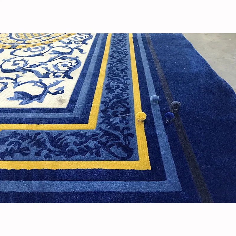 High Quality Customized Handmade Carpet Arabic Style Soft Carpet Luxury Corridor Hotel or Villa Carpet