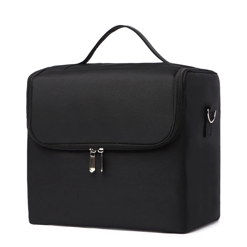 Оптовая продажа, индивидуальный логотип с многослойной дорожной косметичкой, специальный контейнер для хранения инструментов для макияжа ресниц