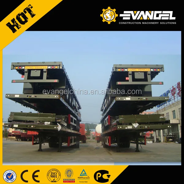 CIMC 3 Axle 70ft Steel Container Semi-Trailer Truck/Trailer Mechanical Suspension 70T Payload for Relay Valve 11.00R20 Tires