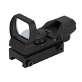 Tactical RIfle Lamp Light Holographic 4 Reticle Red Green Dot Sight Picatinny Weaver Rail