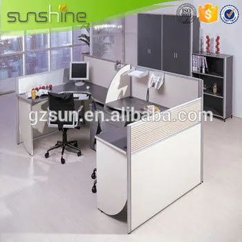 WP23 Contemporary Aluminum Office Cubicle Workstation Furniture Table Designs Executive Office Desk 