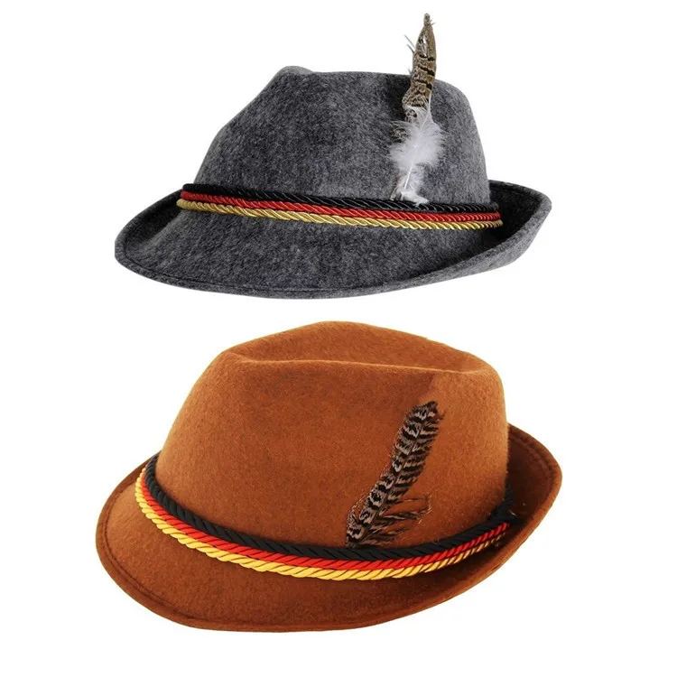 Mens Green Deluxe German Hat