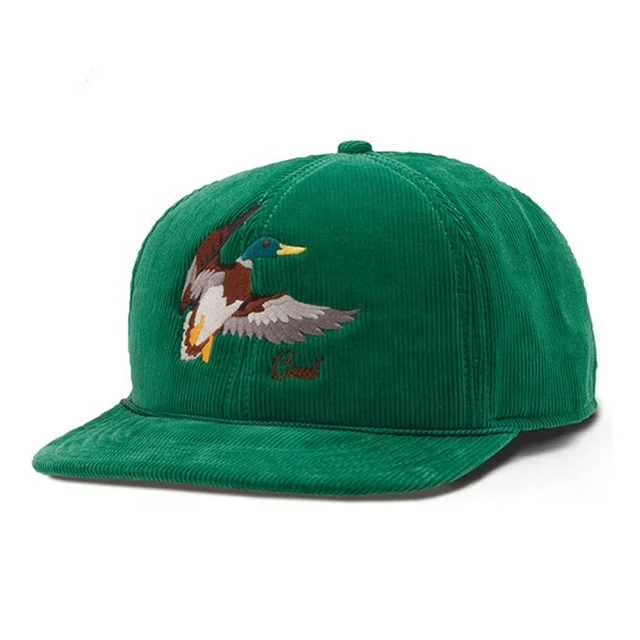 green brim hat