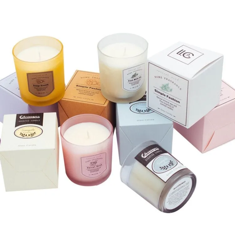 Custom Luxury Candle Mailer Box with Recycled Materials and Food Grade Paperboard