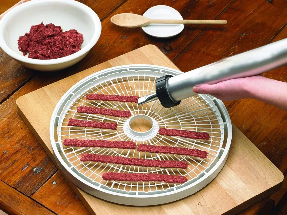 Manual Jerky Gun Jerky Kit With Stainless Steel Nozzles Jerky Gun Kit  Beef Jerky Shooter