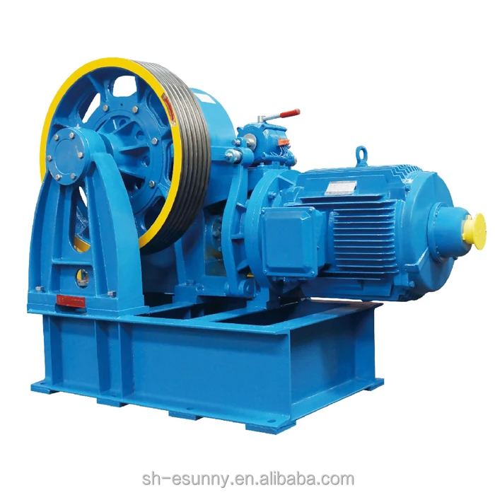 11 kw Loading 100kg Elevator Gear Traction Machine for the Passenger,Freight,Home Elevator Motor