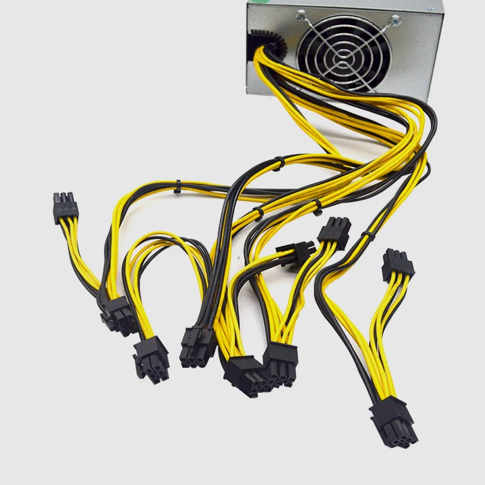 Блок питания модульный для 6 GPU Gold 92% Machine 1000w 1600w 1800w 6 GPU для S7 S9 L3 + D3 APW3 > 1000W Desktop